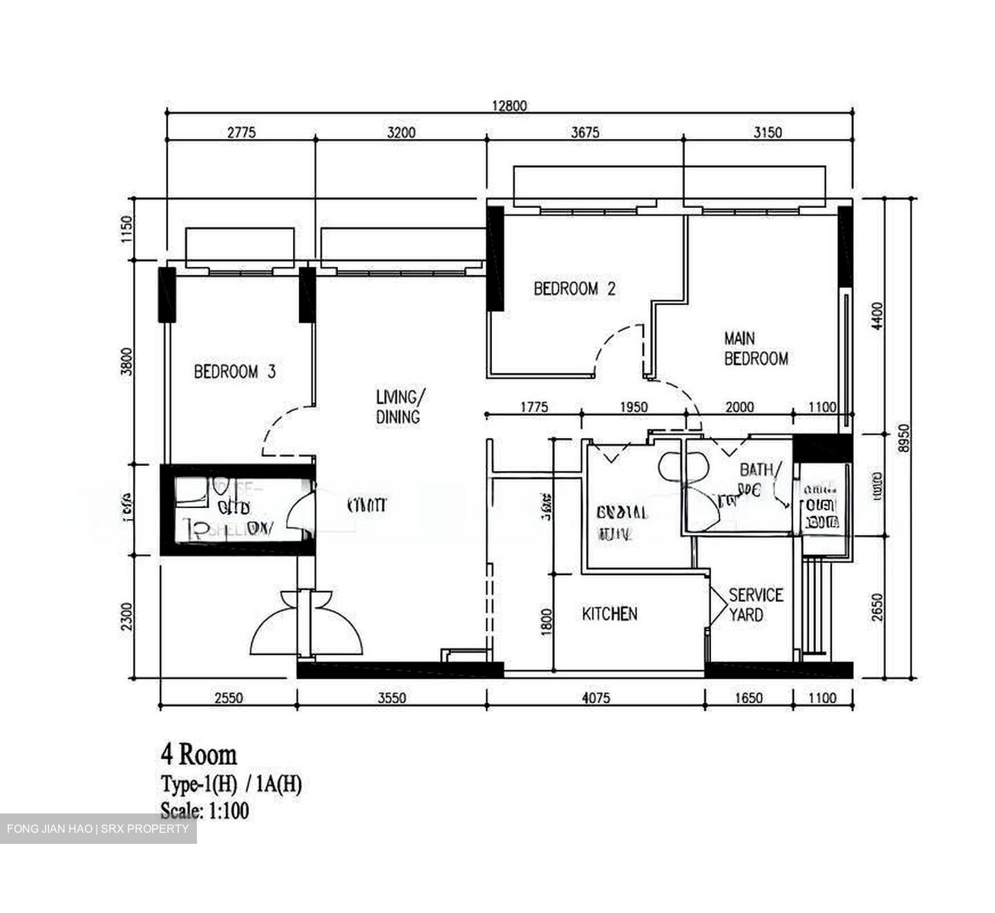 Blk 413B Waterfront I @ Northshore (Punggol), HDB 4 Rooms #630280301